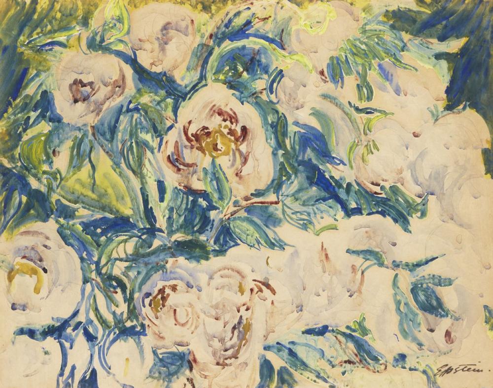 Sir Jacob Epstein, British 1880-1959- Peonies