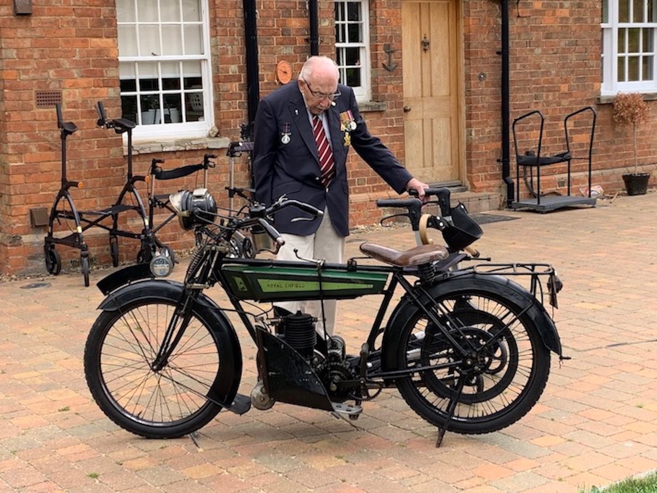 Captain Tom Moore and the Royal Enfield Model 200